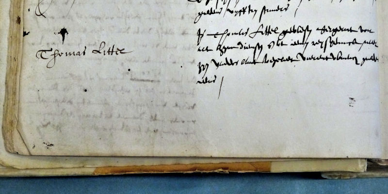 1610 Thomas Littel in het verslag van de Staten-Generaal
