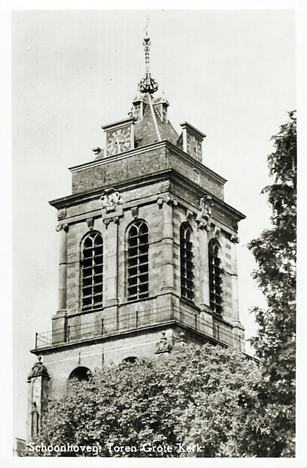 Toren van de Grote Kerk in Schoonhoven