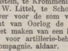 1865 07 15 Rotterdamsche courant - aanneming laboratorium Willem Littel
