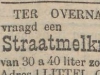 1894 10 01 Rotterdamsch Nieuwsblad - straatmelknering J. Littel
