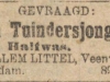 1919 01 06 Rotterdamsch nieuwsblad - tuindersjongen gevraagd