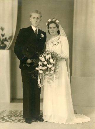 Bruidspaar Littel-Nobel (1944)