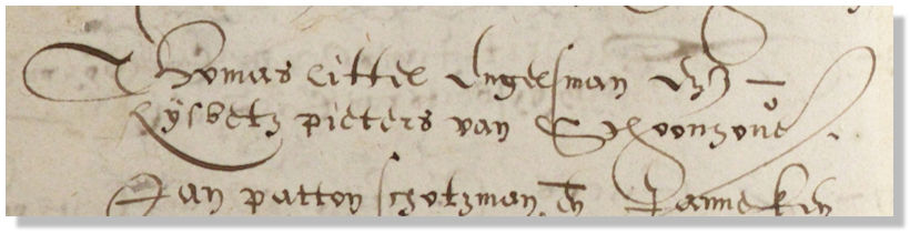 1595 huwelijk Littel-Pieters