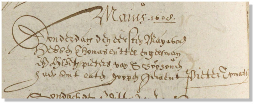 1608 doop Pieter Littel