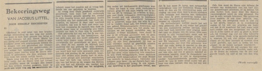 Bekeeringsweg van Jacobus Littel - 05
