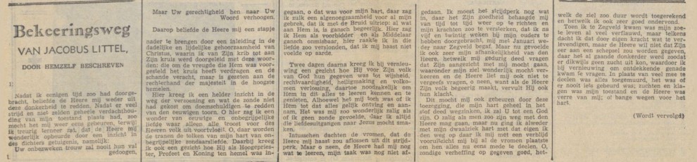 Bekeeringsweg van Jacobus Littel - 11b