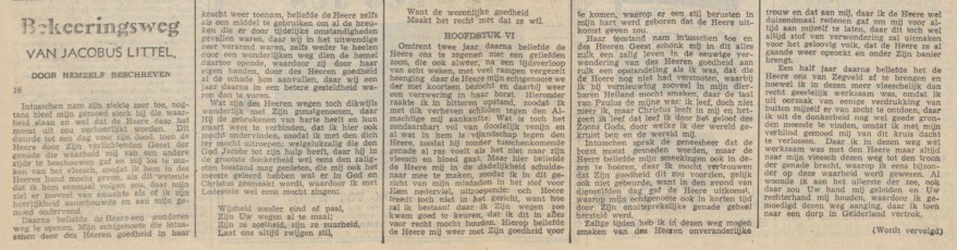 Bekeeringsweg van Jacobus Littel - 16