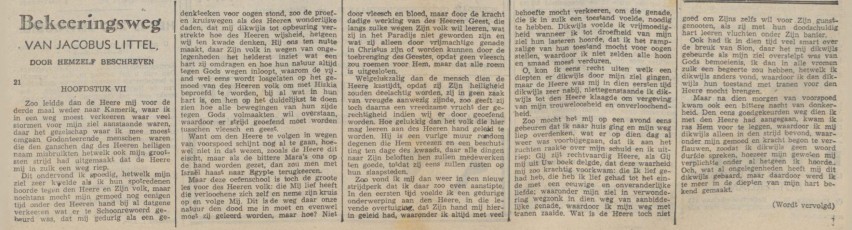 Bekeeringsweg van Jacobus Littel - 21