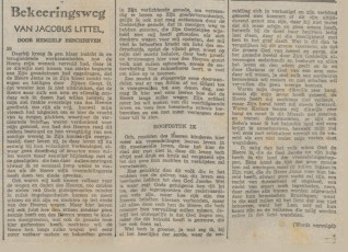 Bekeeringsweg van Jacobus Littel - 28