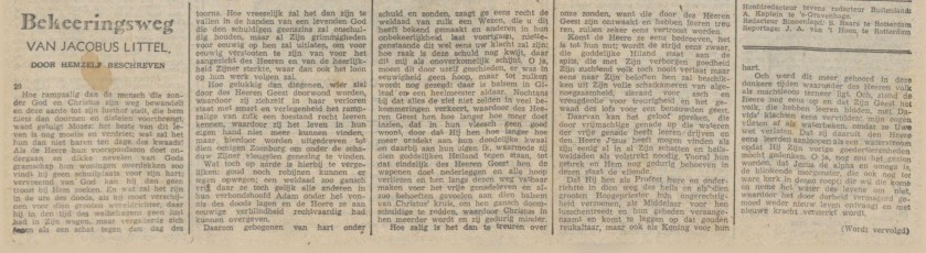 Bekeeringsweg van Jacobus Littel - 29