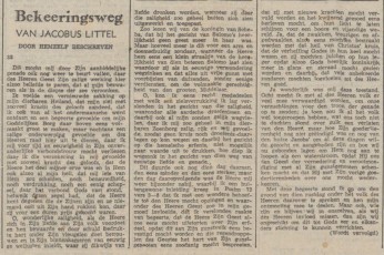 Bekeeringsweg van Jacobus Littel - 32