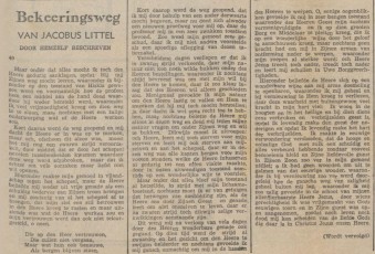 Bekeeringsweg van Jacobus Littel - 40