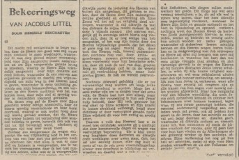 Bekeeringsweg van Jacobus Littel - 43